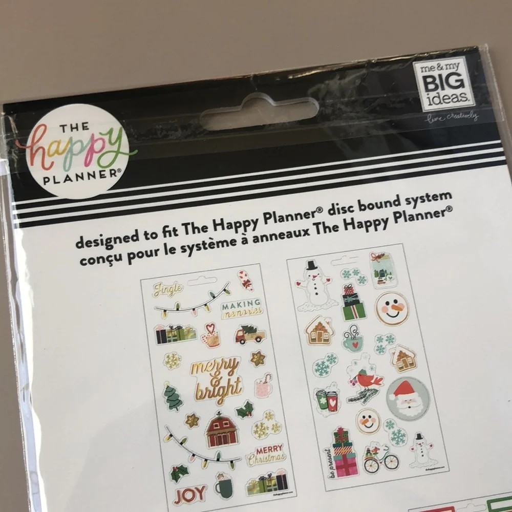 ❤️$5 NWT Happy Planner Sticker Sheets Christmas